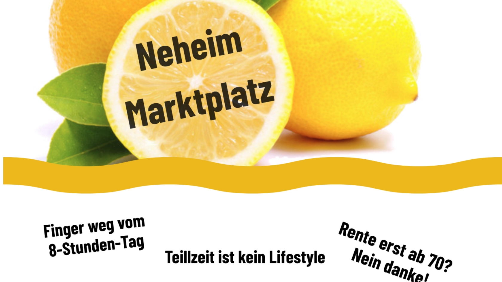 Flyer-zitrone