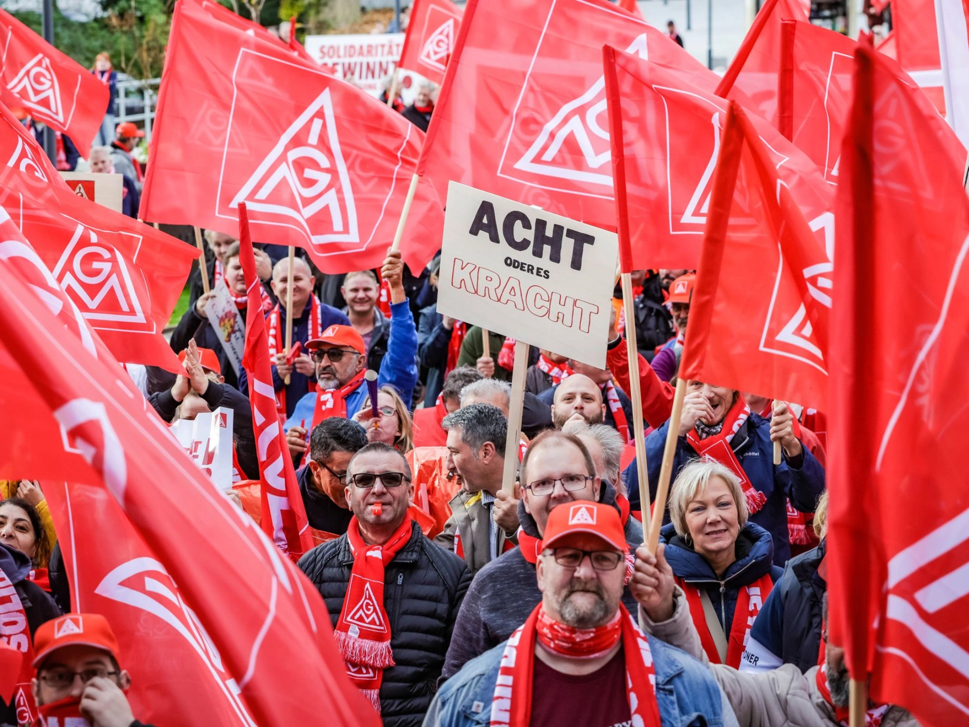 Warnstreik Gevelsberg / NRW