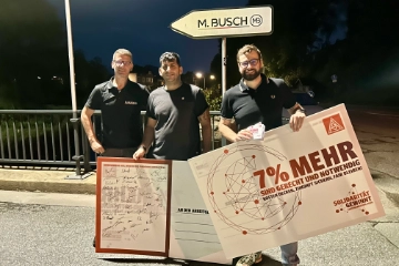 Frühe Morgenaktion: Flyer- und Unterschriftenaktion zur Tarifrunde
